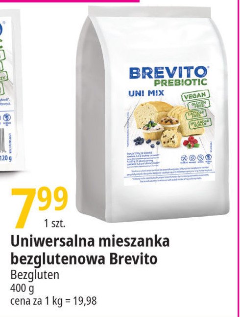 Mieszanka bezglutenowa uniwesalna Brevito promocja