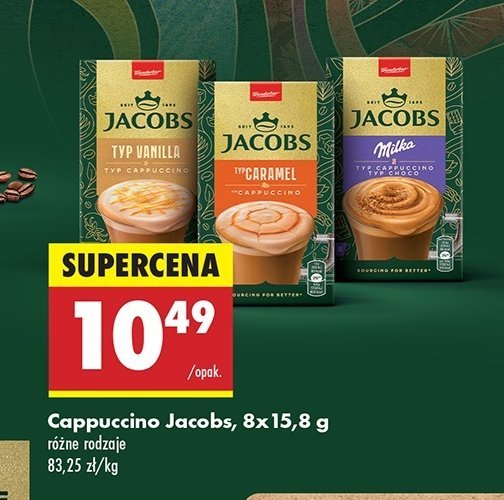 Cappuccino carmel Jacobs cappuccino specials promocja w Biedronka