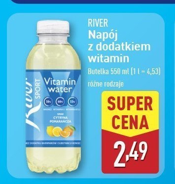Woda cytryna-pomarańcza River sport promocja