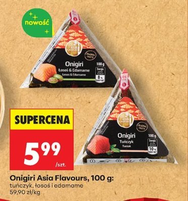 Onigiri Asia Flavours, 100 g: tuńczyk promocja w Biedronka
