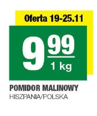 Pomidor malinowy Hiszpania/Polska promocja w SPAR