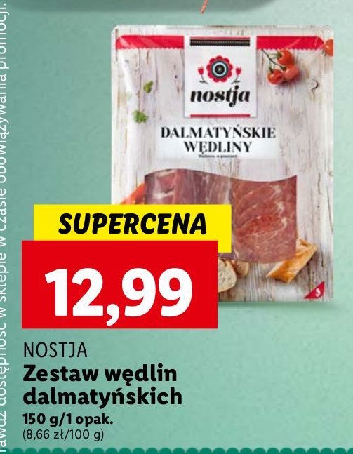 Zestaw wędlin dalmatyńskie Nostja promocja