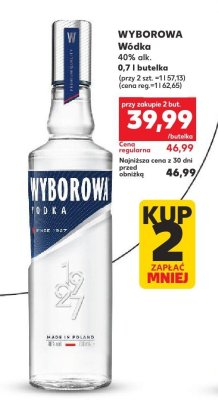 Wódka 40% alk. promocja w Kaufland