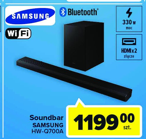 Soundbar hw-q700a/en Samsung promocja