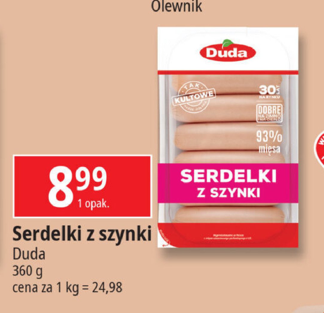 Serdelki z szynki Silesia duda promocja