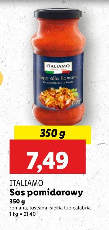 Sos sugo alla calabrese Italiamo promocja