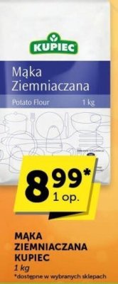 Mąka ziemniaczana Kupiec promocja w ABC