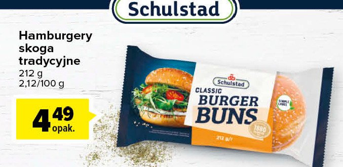 Bułki do hamburgerów Schulstad promocje