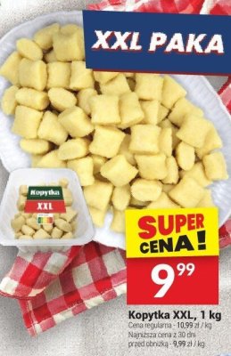 Kopytka XXL, 1 kg promocja w Twój Market