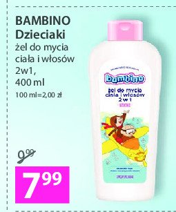Żel do mycia ciała i włosów 2w1 bolek i lolek samolot Bambino promocja