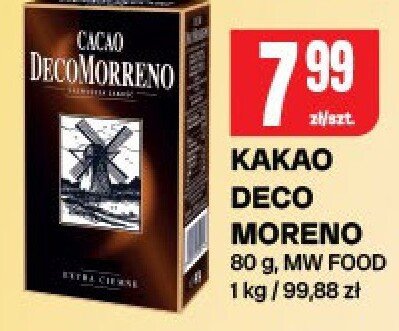 Kakao DECO MORENO promocja w Chorten