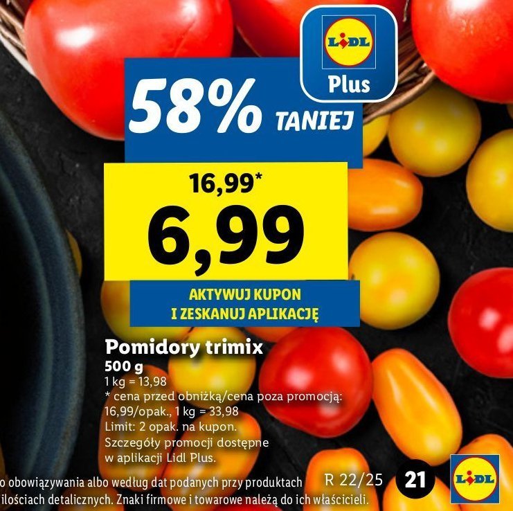 Pomidory trimix promocja