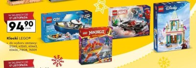 Klocki LEGO do wyboru zestawy: 21269, 43265, 60443, 60456, 71808, 76309 promocja w Biedronka