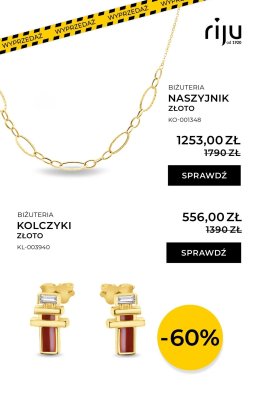 KOLCZYKI ZŁOTO promocja w Briju