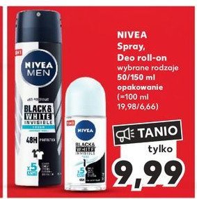 Antyperspirant fresh Nivea invisible black & white promocja