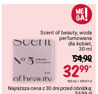 Woda perfumowana Scent of beauty no 5 promocja