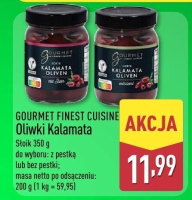 Oliwki Kalamata Gourmet Finest Cuisine promocja w Aldi