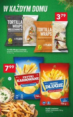 Frytki Lewiatan karbowane 750 g promocja w LEWIATAN