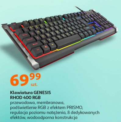 Klawiatura dla graczy rhod 400 rgb Genesis promocja