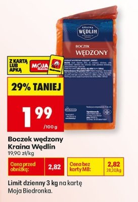 Boczek wędzony  promocja w Biedronka