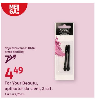 Aplikator do cieni For your beauty promocja w Rossmann