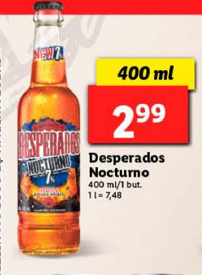 Piwo 7 % Desperados nocturno Grupa 偶ywiec desperados promocja
