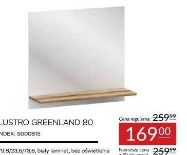Lustro GREENLAND 80 promocja w Abra Meble