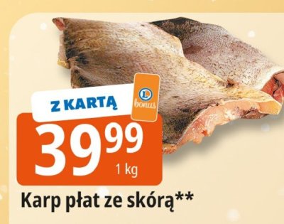 Karp płaz ze skórą promocja w Leclerc