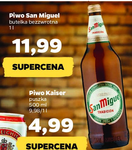 Piwo San miguel tradicion promocja