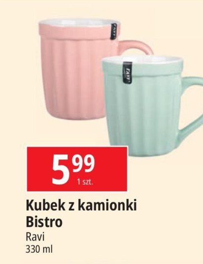 Kubek bistro 330 ml Ravi promocja