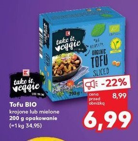 Tofu K-classic takie it veggie promocja w Kaufland