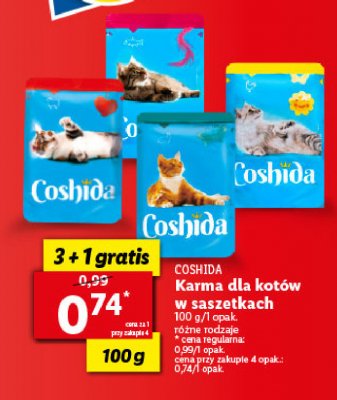 Karma dla kota z królikiem Coshida promocja