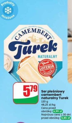 Ser pleśniowy camembert naturalny  promocja w Dino