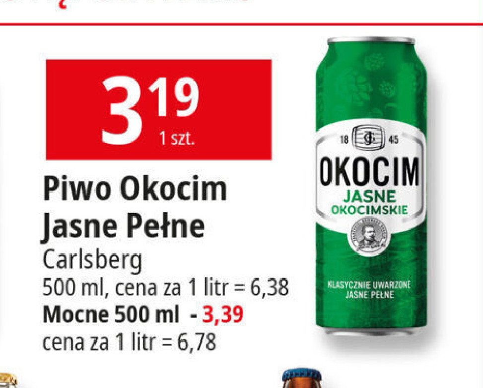 Piwo OKOCIM MOCNE promocja