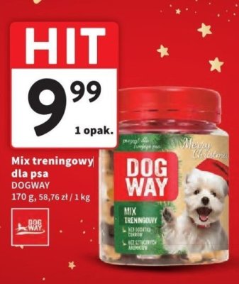 Mix treningowy dla psa DOGWAY 170 g promocja w Intermarche