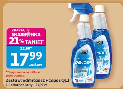 Zestaw: odmrażacz + zapas Q11 promocja w Auchan