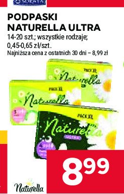 Podpaski higieniczne maxi Naturella classic promocja