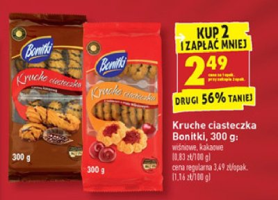 Ciasteczka kruche z polewą kakaową Bonitki promocja