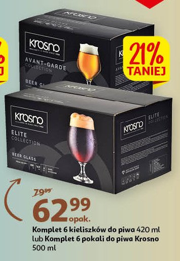 Kieliszek do piwa avant garde 420 ml Krosno s.a. promocje