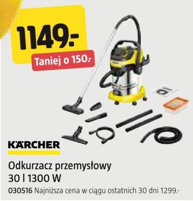 Odkurzacz przemysłowy Kärcher 30 l 1300 W promocja w Jula