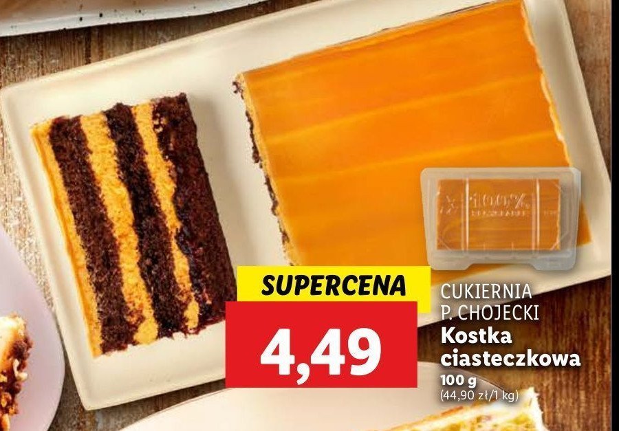 Kostka ciasteczkowa Chojecki promocja