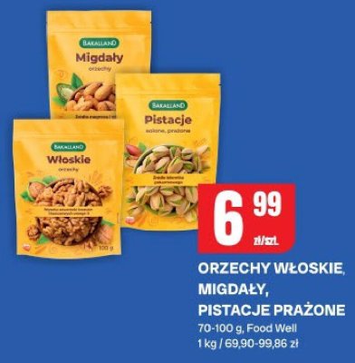 Orzechy migdały Food Well promocja w Chorten