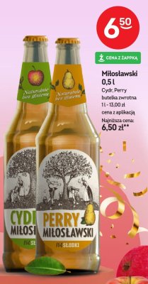 Cydr Miłosławski Cydr butelka zwrotna 0,5l promocja w Żabka