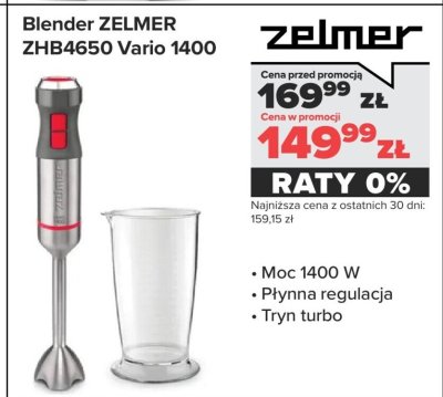 Blender ZHB4650 Vario 400 promocja w NEONET