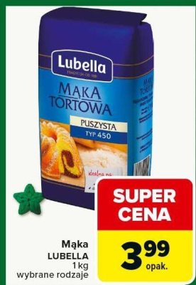Mąka LUBELLA tortowa promocja w Carrefour