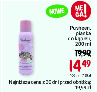 Pianka do k膮pieli puszysta Pusheen promocja