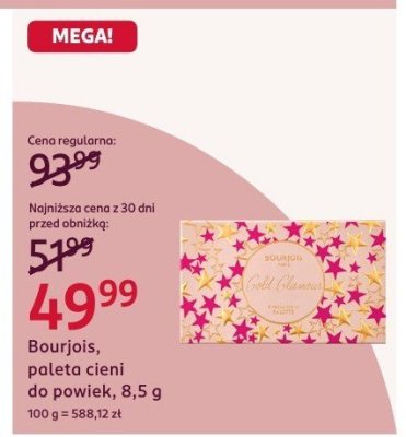 Paleta cieni do powiek, 8,5 g promocja w Rossmann