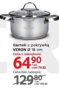 Garnek z pokrywką VERON Ø 18 cm promocja w Selgros
