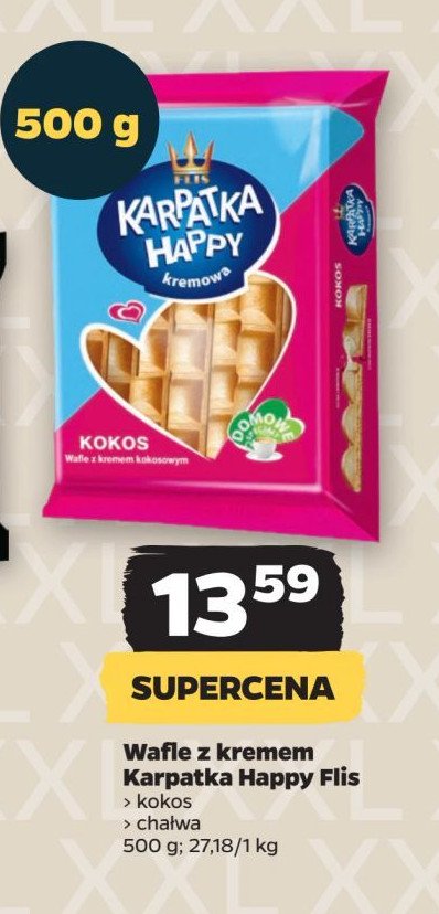 Wafelki chałwowe Karpatka happy promocja