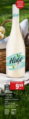 Wino bez i mi臋ta Hugo frizzante promocja